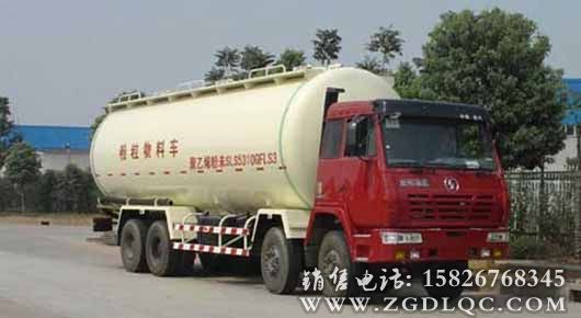陜汽德龍粉粒物料運(yùn)輸車