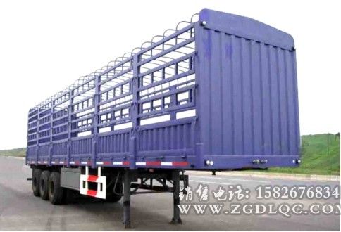 倉(cāng)柵式運(yùn)輸半掛車