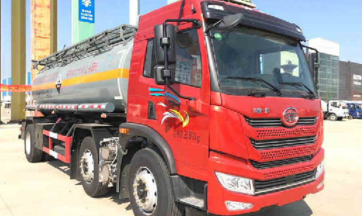 解放腐蝕性物品罐式運(yùn)輸車
